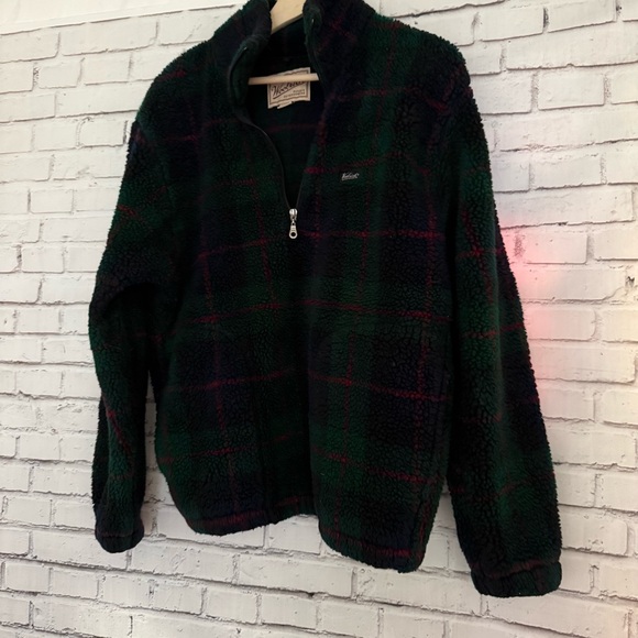 Woolrich Tartan Fleece Jacket with Zip - Picture 3 of 6